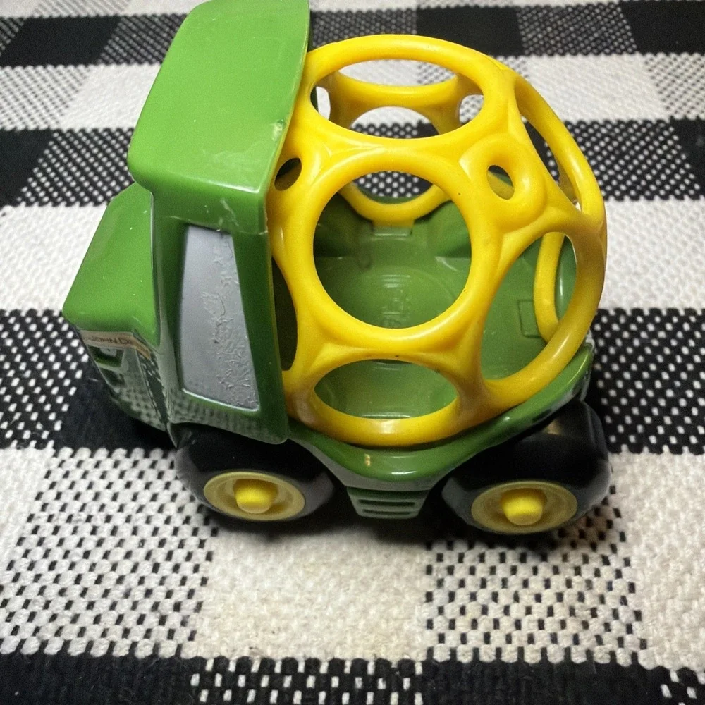 Oball Go Gripper John Deere Vehicle Tractor Car Pretend Play Toy Collectible‎